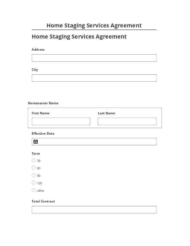 Archive Home Staging Services Agreement to Netsuite