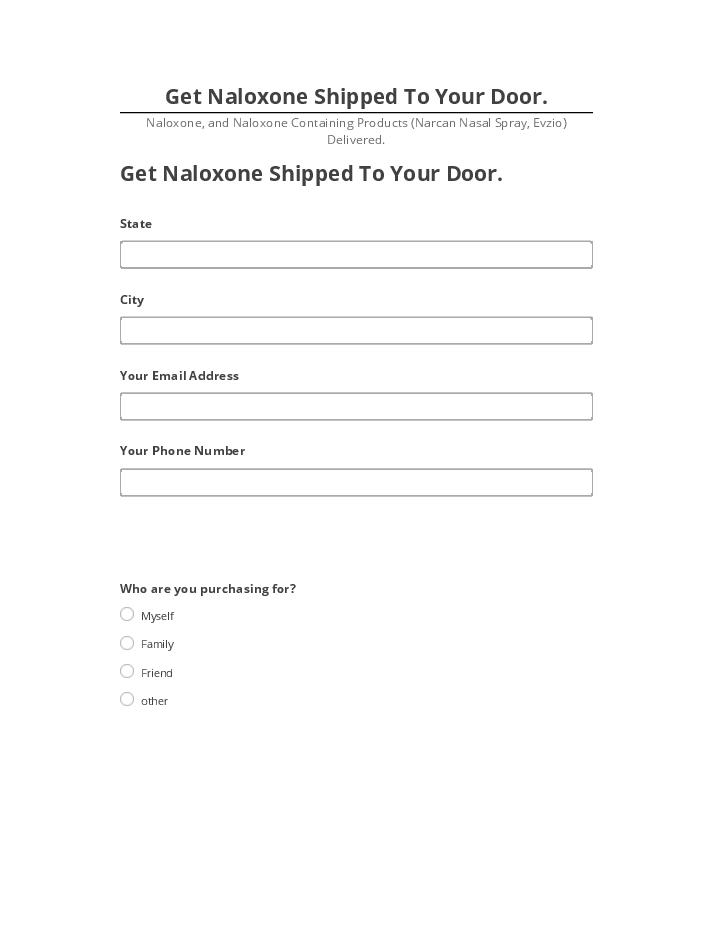 Synchronize Get Naloxone Shipped To Your Door. with Salesforce