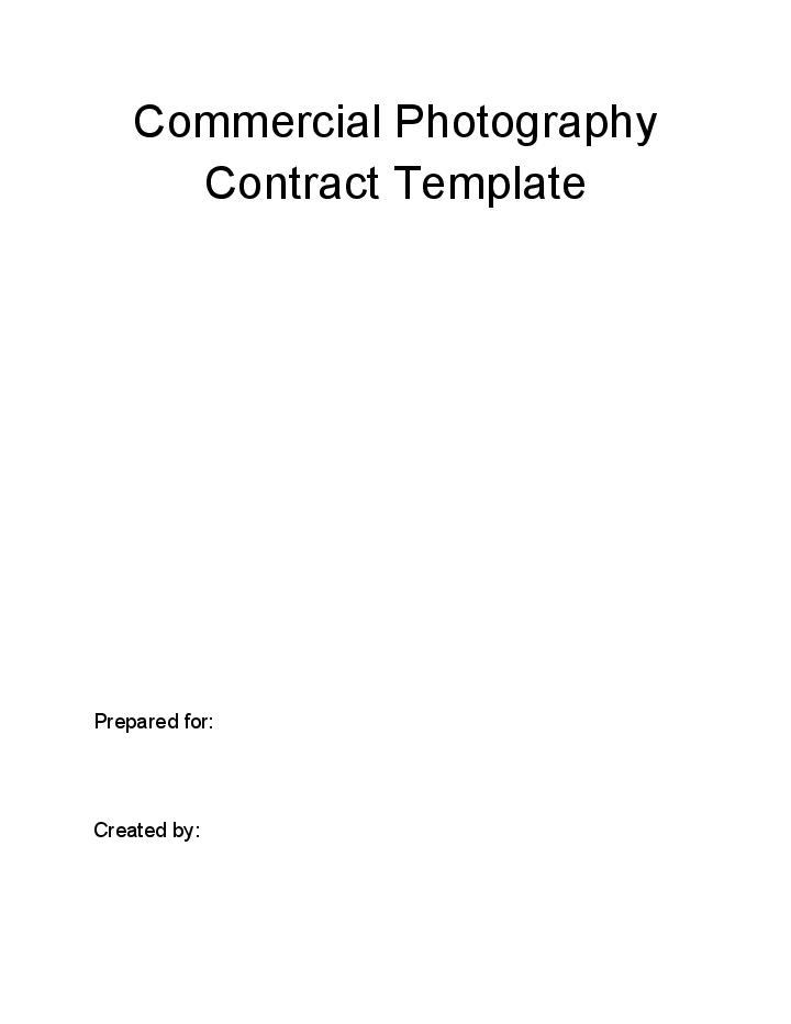Manage Commercial Photography Contract in Netsuite