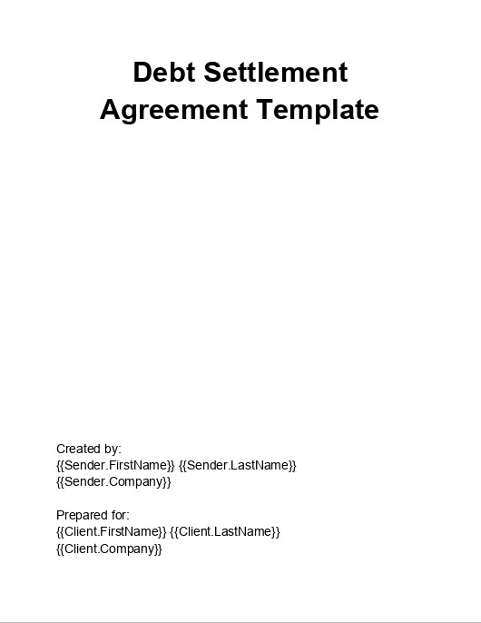 Incorporate Debt Settlement Agreement in Netsuite