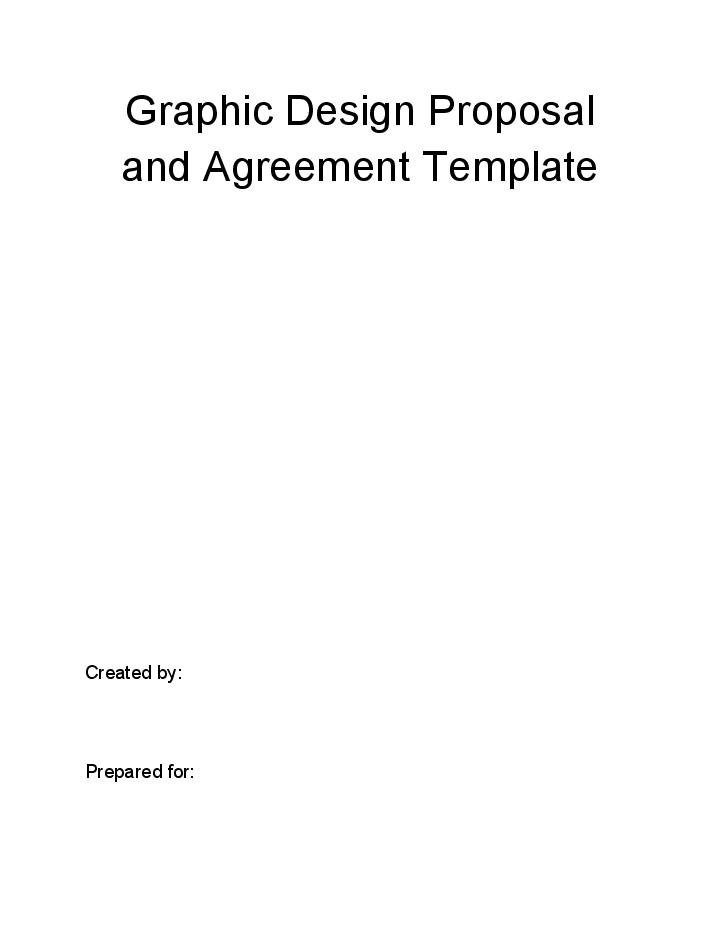 Manage Graphic Design Proposal And Agreement
