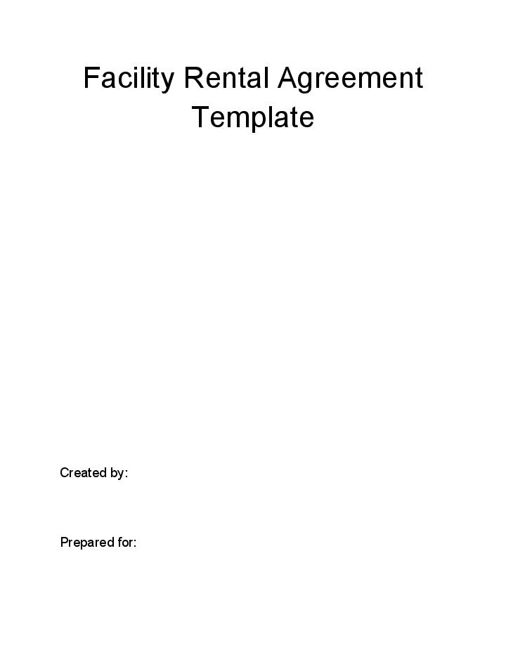 Manage Facility Rental Agreement in Netsuite