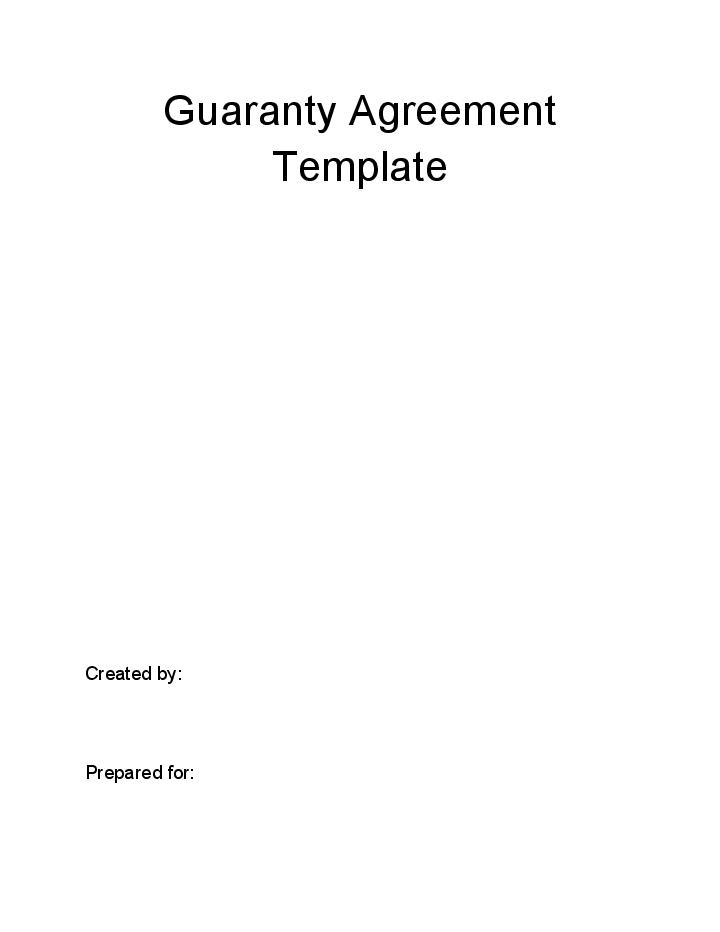 Extract Guaranty Agreement