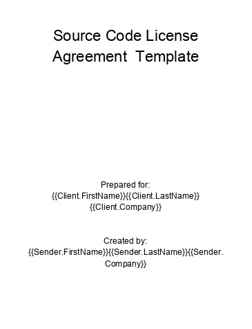 Automate Source Code License Agreement in Netsuite