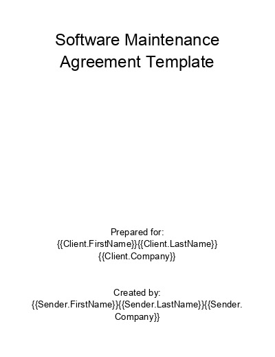 Pre-fill Software Maintenance Agreement from Microsoft Dynamics