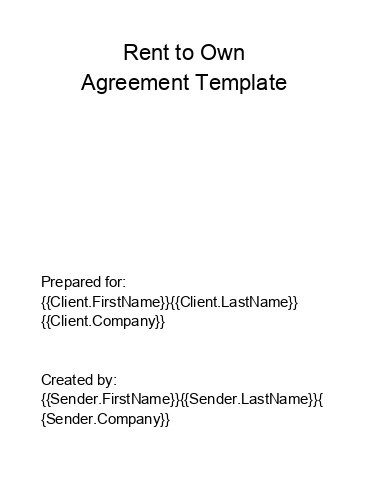 Automate Rent To Own Agreement in Netsuite