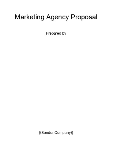 Arrange Marketing Agency Proposal in Netsuite