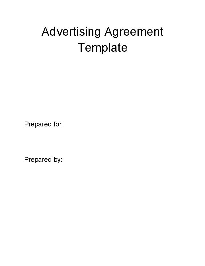 Export Advertising Agreement