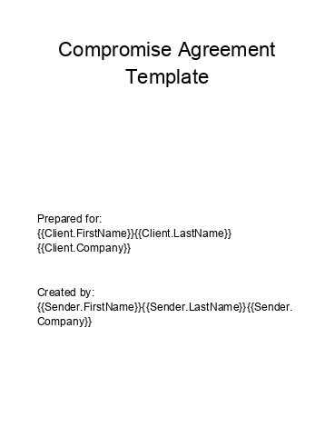 Automate Compromise Agreement in Netsuite