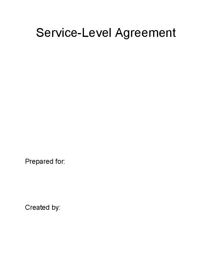Pre-fill Service-level Agreement