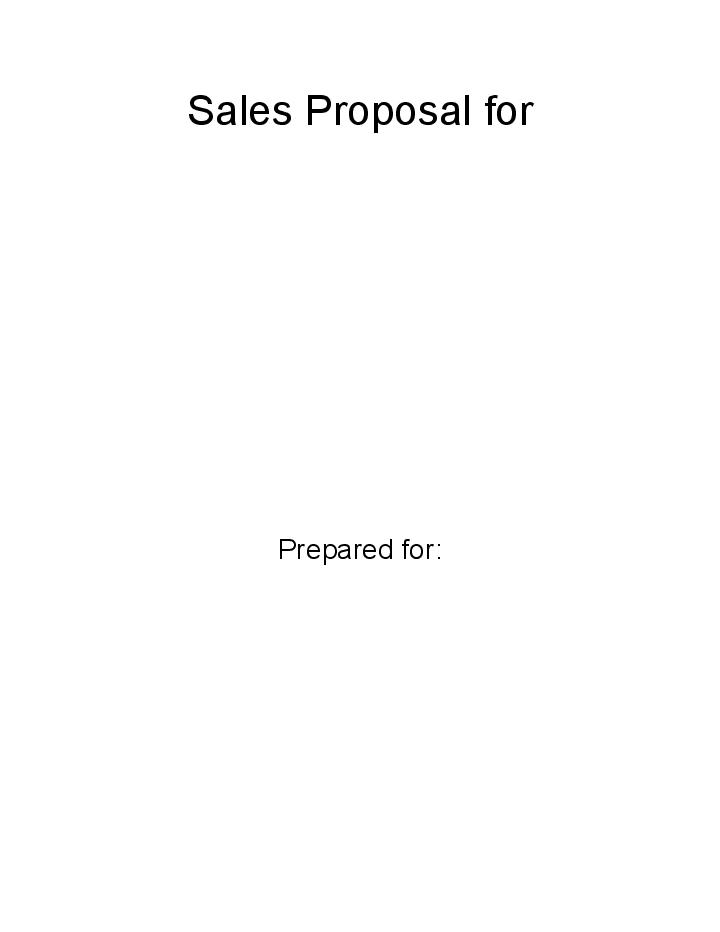 Synchronize Simple Sales Proposal