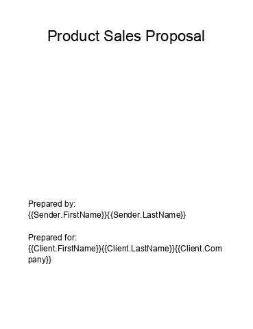 Extract Product Sales Proposal from Salesforce