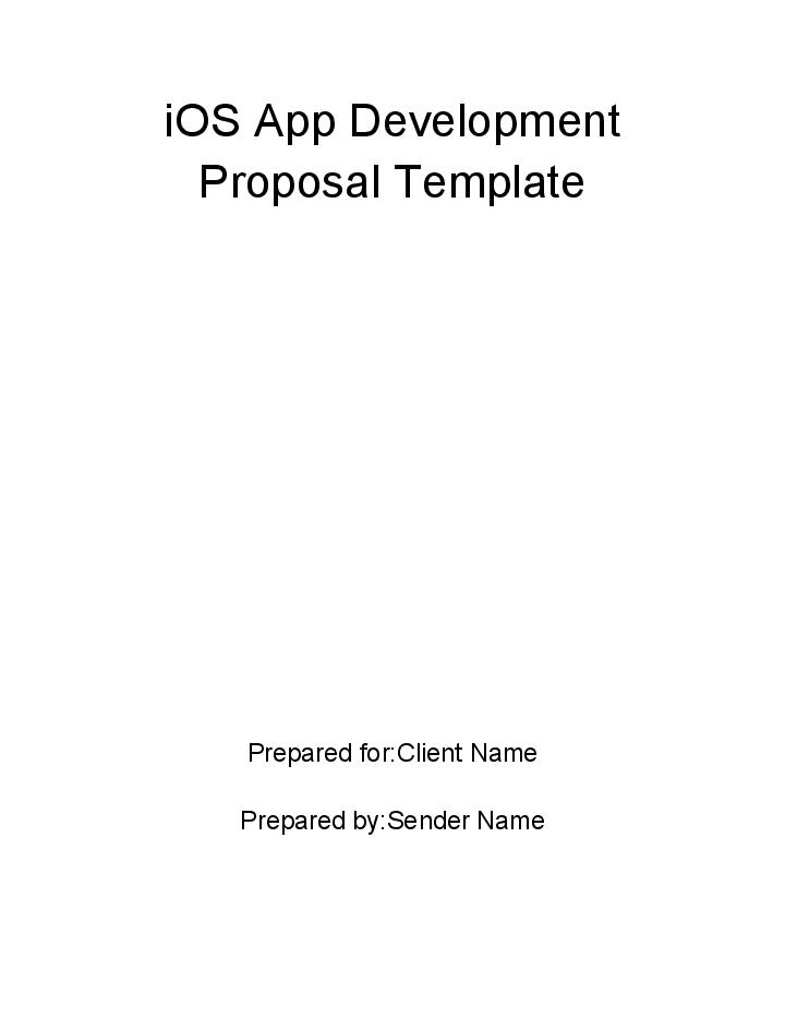 Extract Ios App Development Proposal from Salesforce