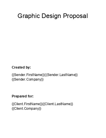 Pre-fill Graphic Design Proposal from Microsoft Dynamics
