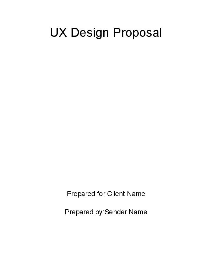 Manage Ux Design Proposal in Salesforce