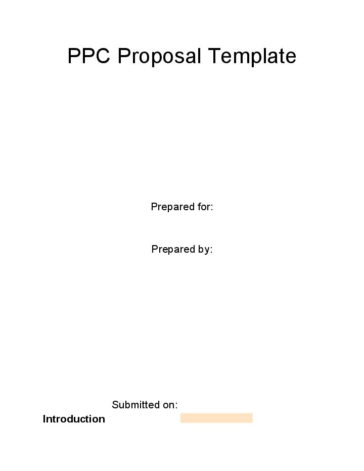 Update Ppc Proposal from Microsoft Dynamics