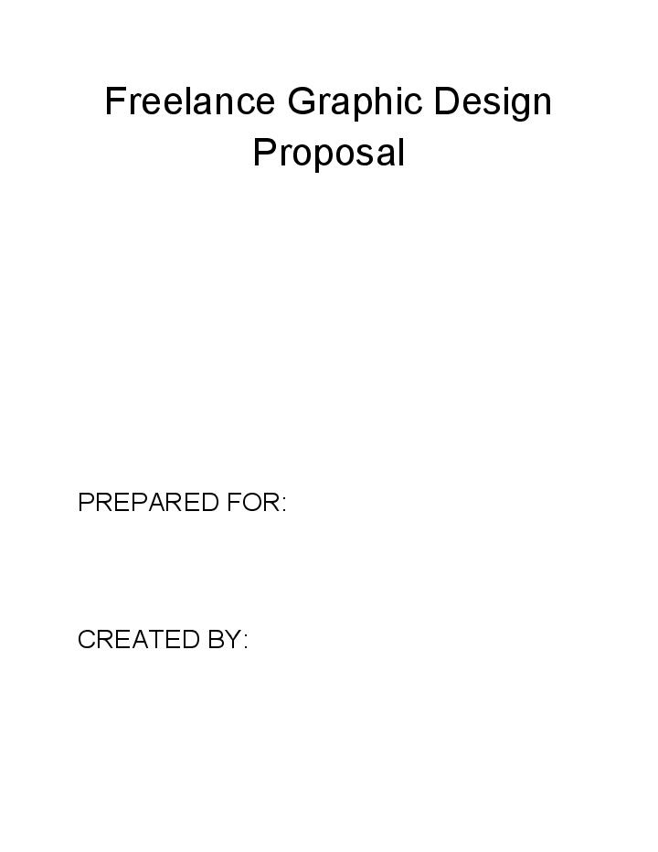 Arrange Freelance Graphic Design Proposal in Microsoft Dynamics