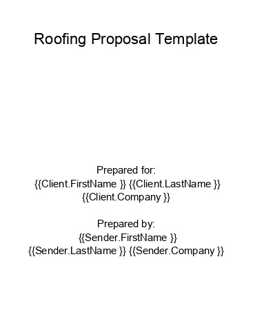 Automate Roofing Proposal in Netsuite