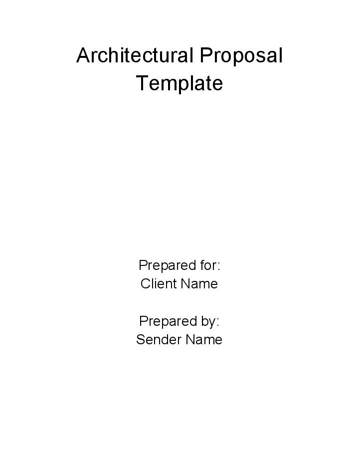 Manage Architectural Proposal