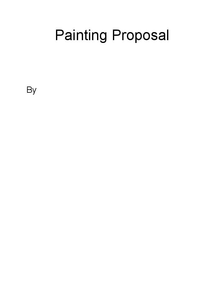 Automate Painting Proposal in Microsoft Dynamics