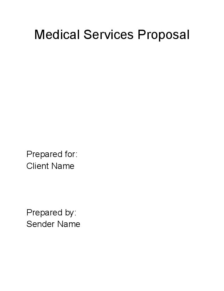 Synchronize Medical Services Proposal with Microsoft Dynamics