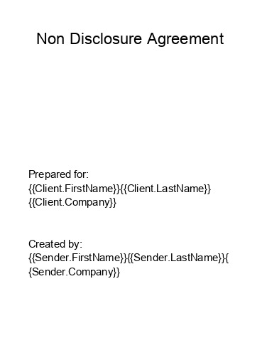 Manage Non Disclosure Agreement (NDA) in Salesforce