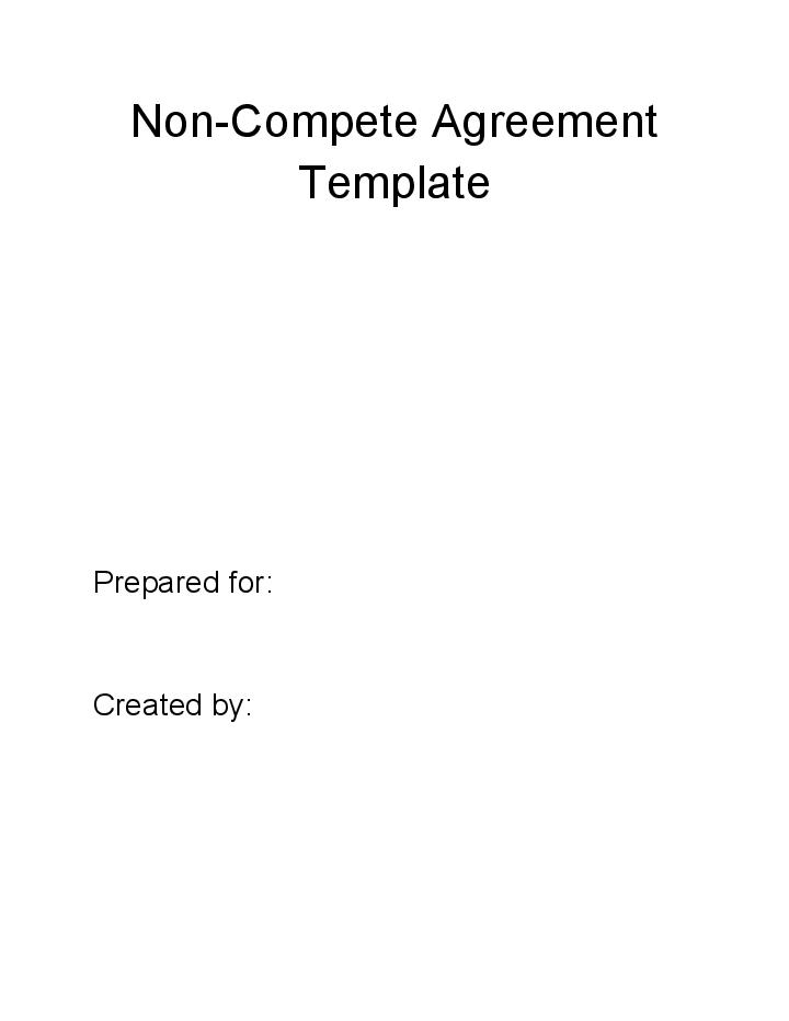 Arrange Non-compete Agreement