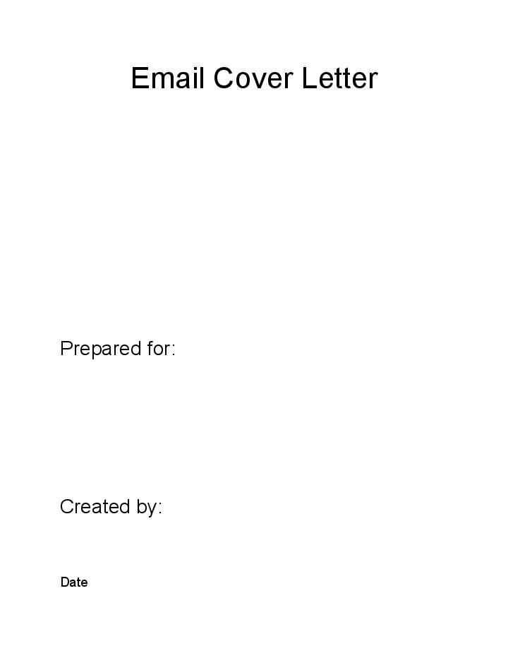 Incorporate Email Cover Letter in Salesforce