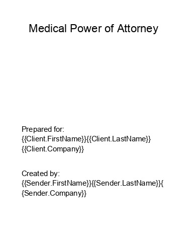 Arrange Medical Power Of Attorney (poa) in Salesforce