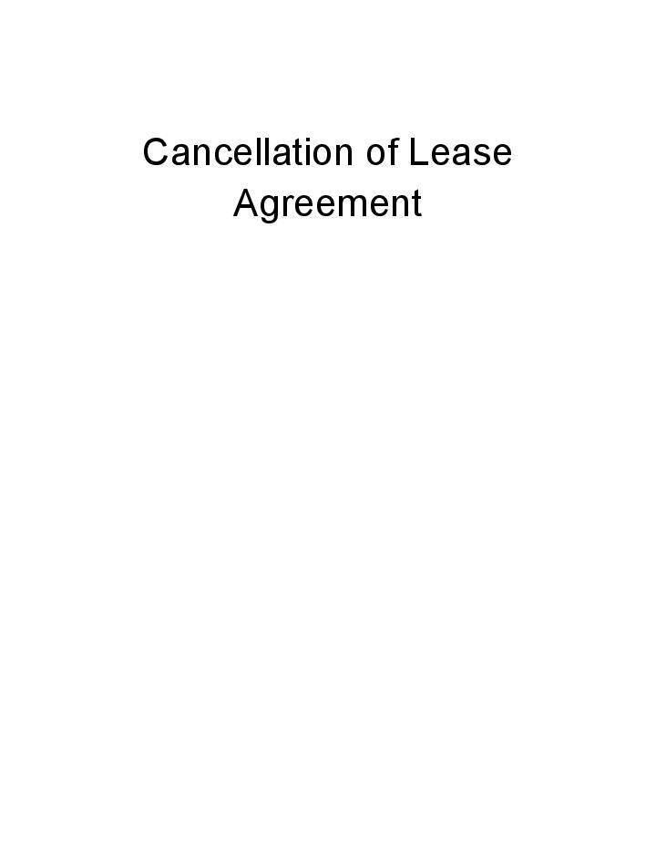 Synchronize Cancellation Of Lease Agreement with Microsoft Dynamics