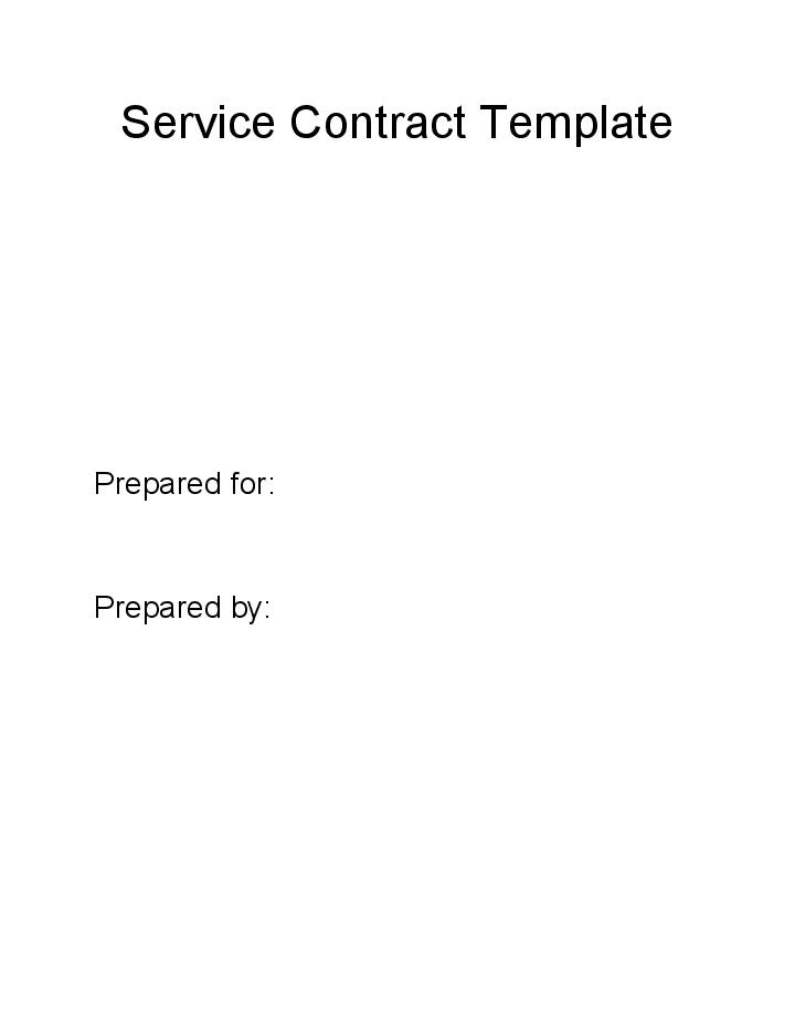 Update Service Contract from Microsoft Dynamics