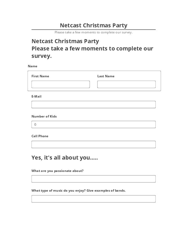 Integrate Netcast Christmas Party Salesforce