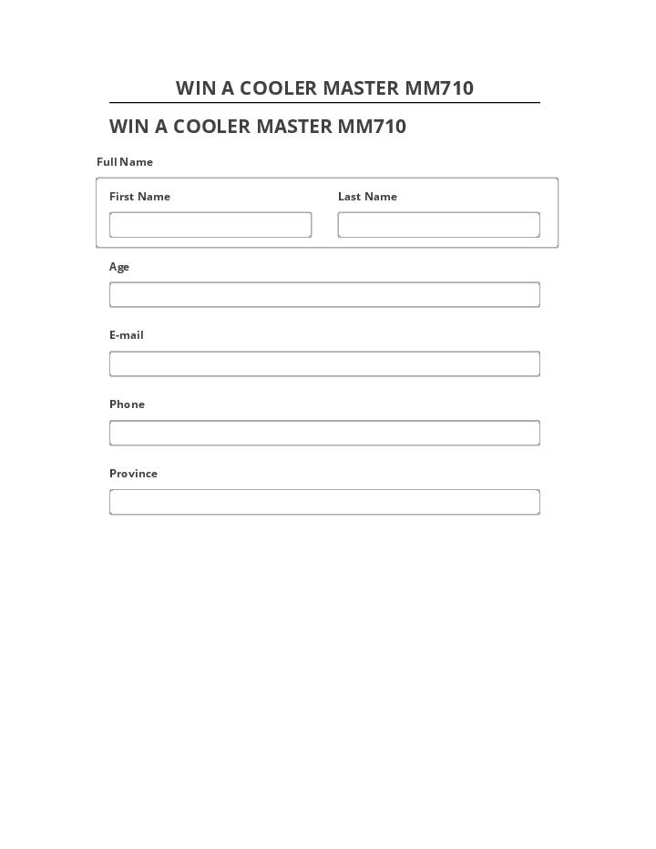 Manage WIN A COOLER MASTER MM710 Netsuite
