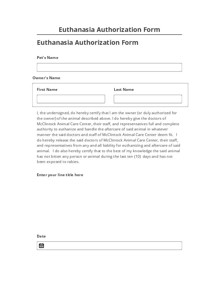 Archive Euthanasia Authorization Form Microsoft Dynamics