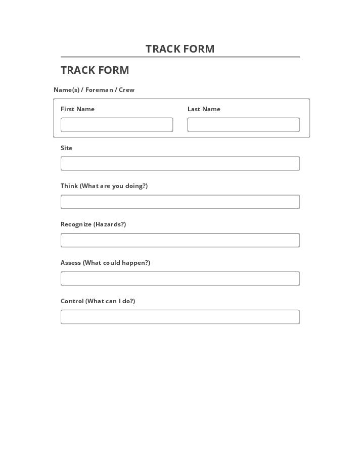 Archive TRACK FORM Netsuite