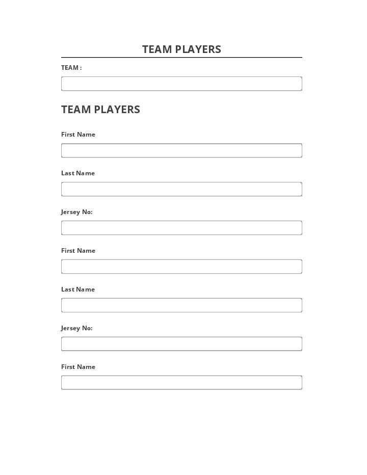 Archive TEAM PLAYERS Netsuite