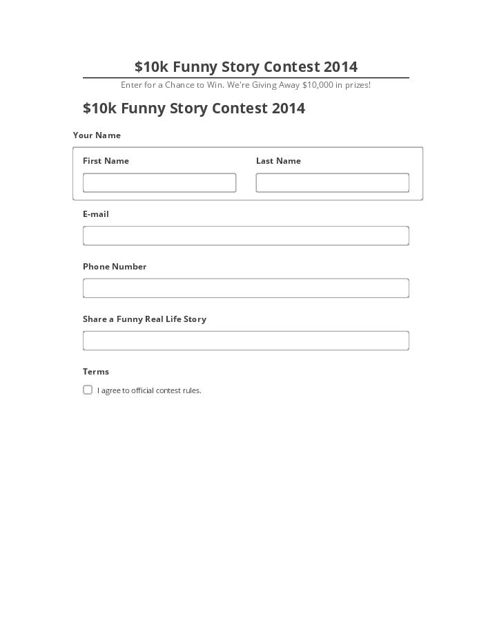 Arrange $10k Funny Story Contest 2014