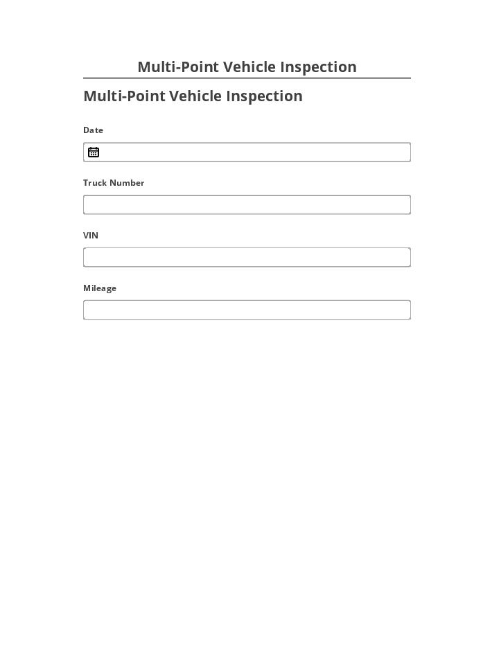 Extract Multi-Point Vehicle Inspection Microsoft Dynamics