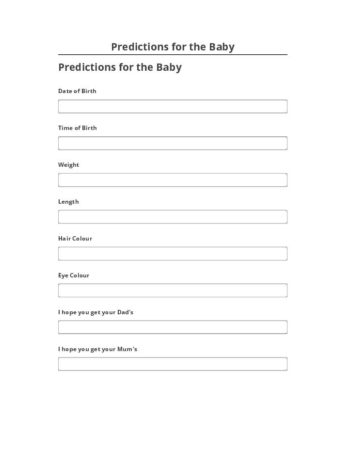 Pre-fill Predictions for the Baby Netsuite