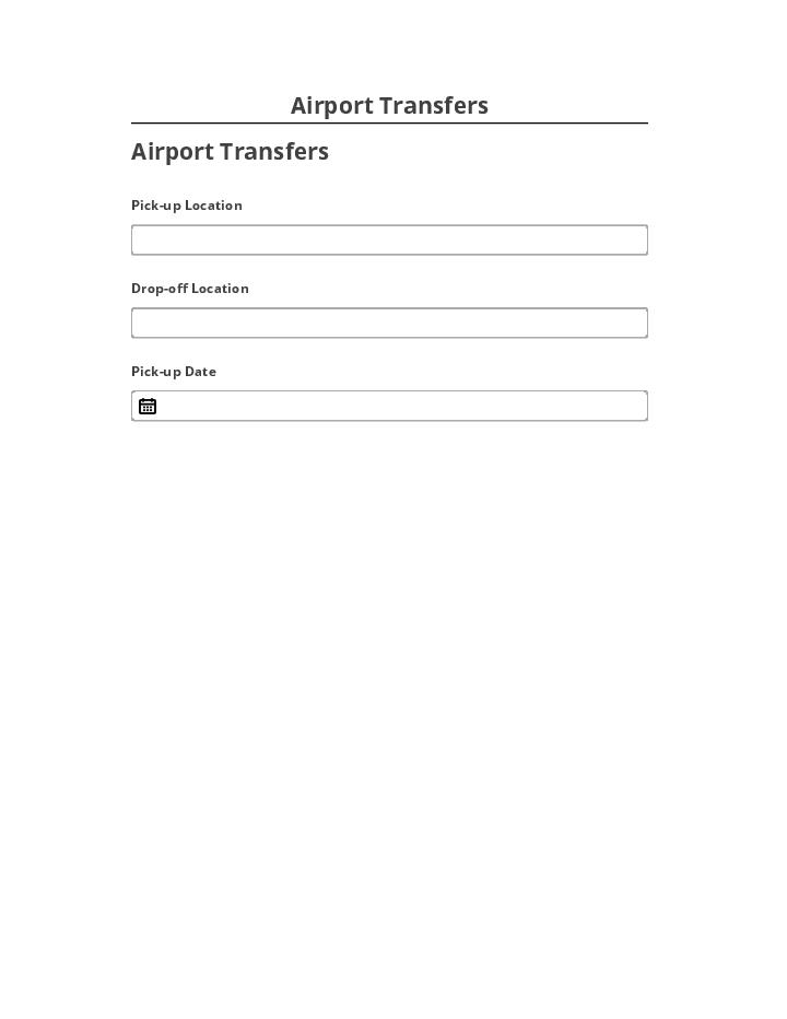 Export Airport Transfers Netsuite