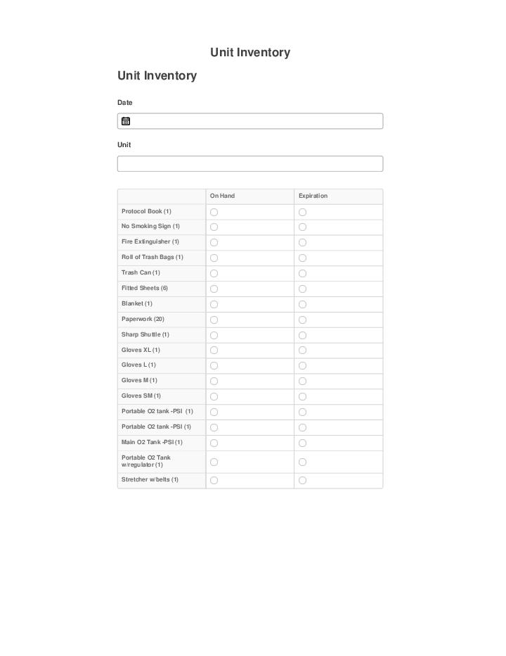 Manage Unit Inventory Netsuite