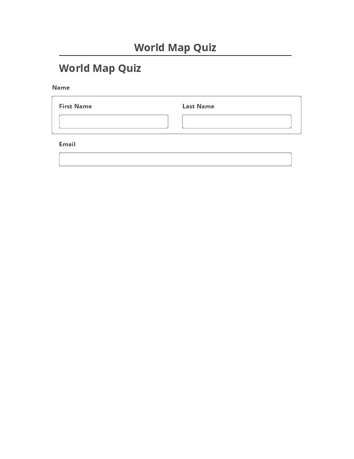 Synchronize World Map Quiz Netsuite