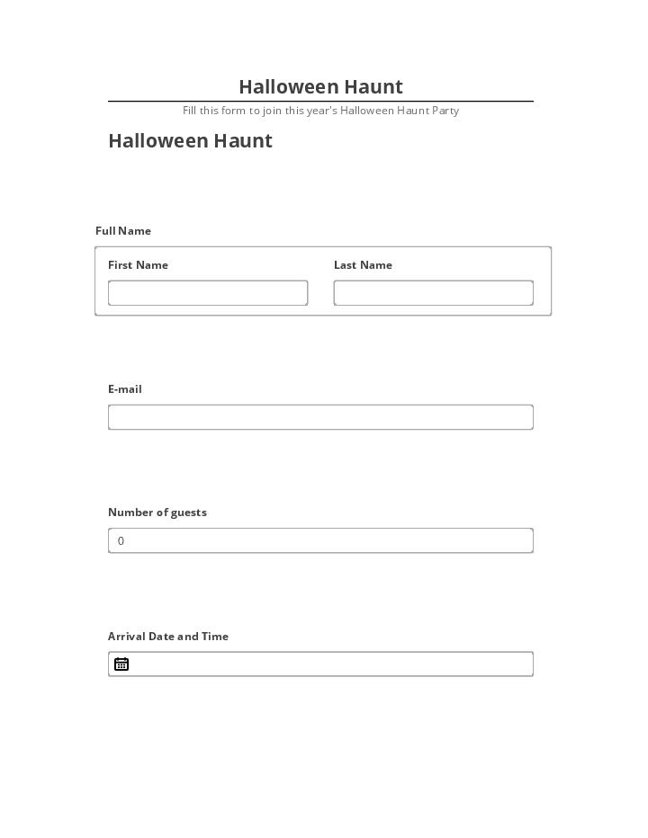 Arrange Halloween Haunt Salesforce