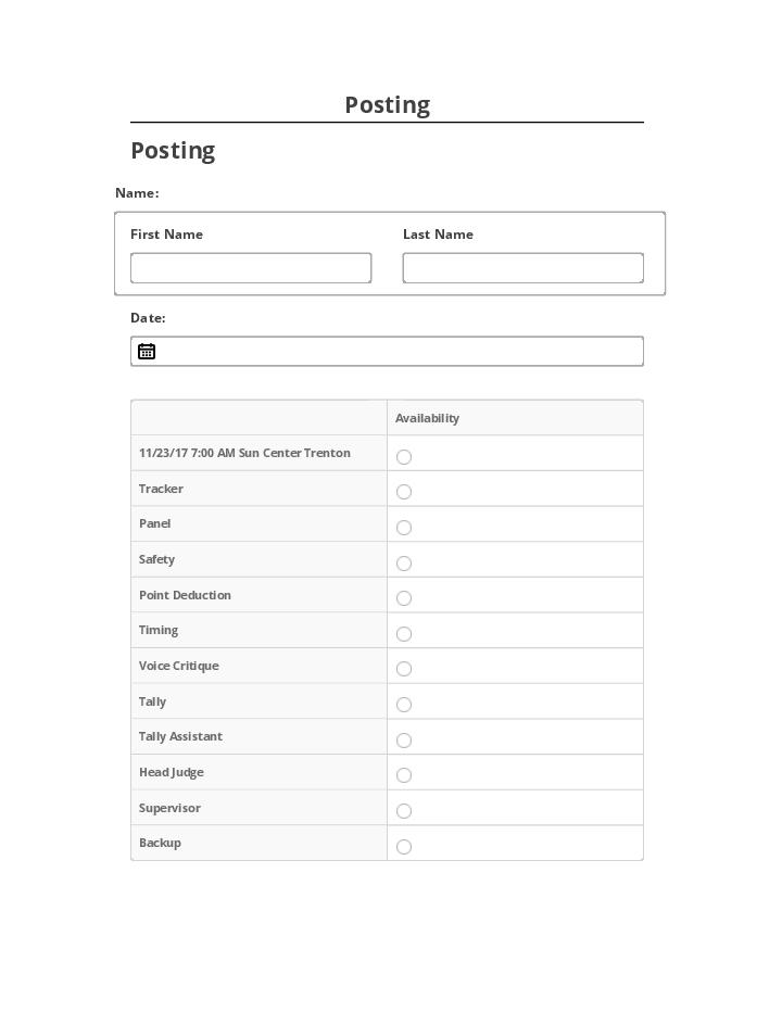 Manage Posting Netsuite