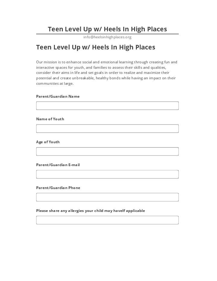 Manage Teen Level Up w/ Heels In High Places Salesforce