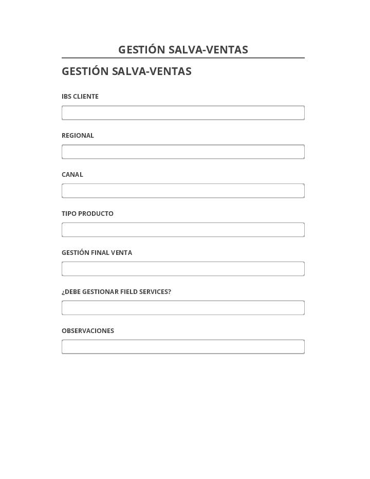 Update GESTIÓN SALVA-VENTAS Salesforce
