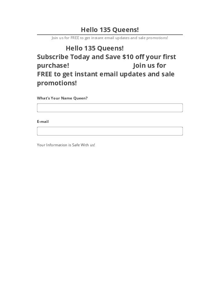 Automate Hello 135 Queens! Netsuite