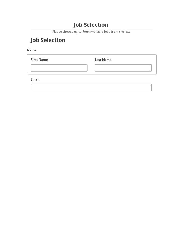 Archive Job Selection Netsuite