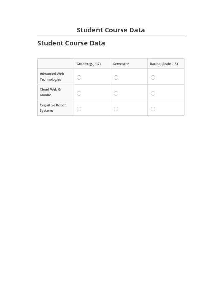 Automate Student Course Data Microsoft Dynamics
