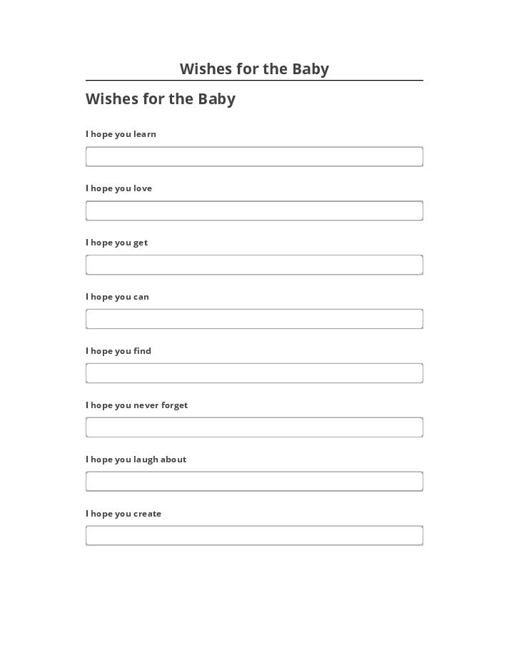 Export Wishes for the Baby Netsuite